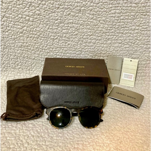 BNIB GIORGIO ARMANI FRAMES OF LIFE Sunglasses W/Certification of Authenticity - Picture 9 of 12